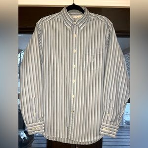 Price⬇️Nautica 100% Cotton Blue Pinstripe size M